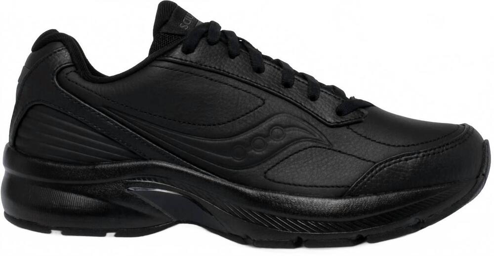 NEW SAUCONY women's omni walker 3 wide shoe in triple black